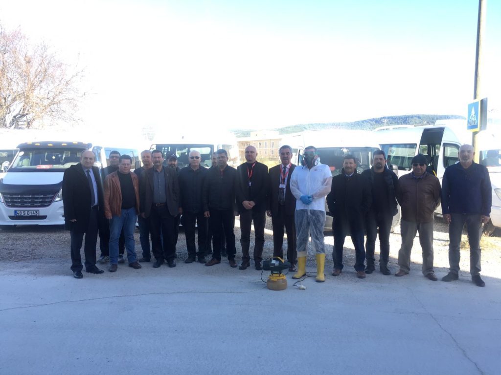 Araç temizlik ve ilaçlama çalışması 7